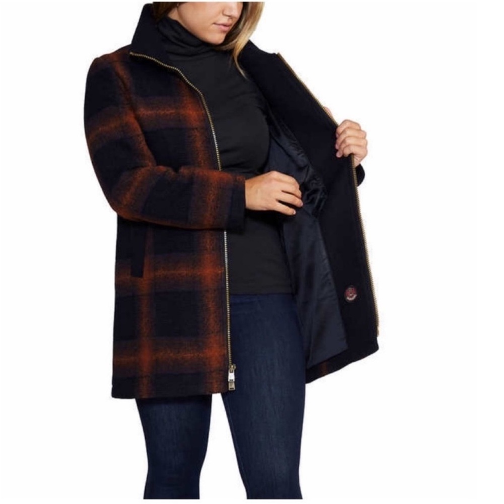 NWT Pendleton Ladies' Wool Blend Walker Coat Outdoor Winter Cozy - size L - Picture 5 of 8
